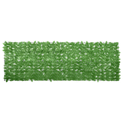 Paravento da Balcone con Foglie Verdi 300x100 cm | homemem39