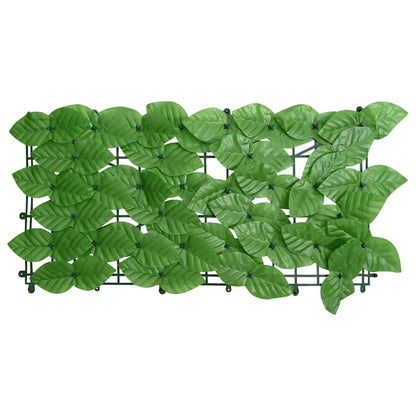 Paravento da Balcone con Foglie Verdi 600x100 cm - homemem39