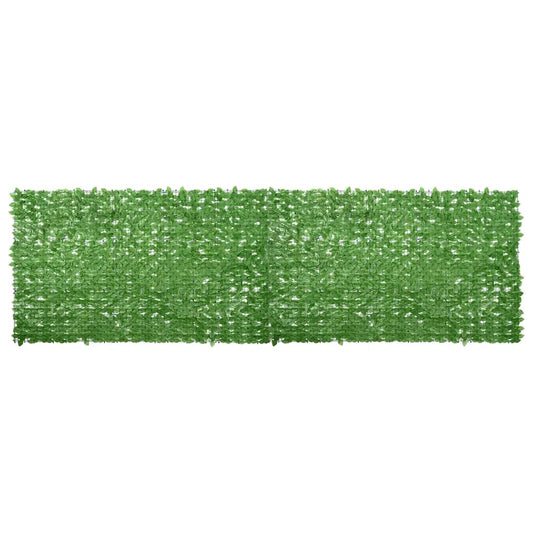 Paravento da Balcone con Foglie Verdi 500x150 cm | homemem39