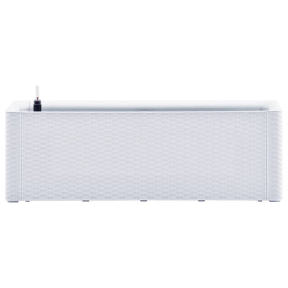 Letto Rialzato da Giardino con Sistema Irrigazione Bianco - homemem39
