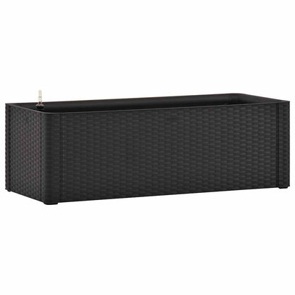 Letto Rialzato Giardino con Irrigazione Antracite 100x43x33 cm - homemem39