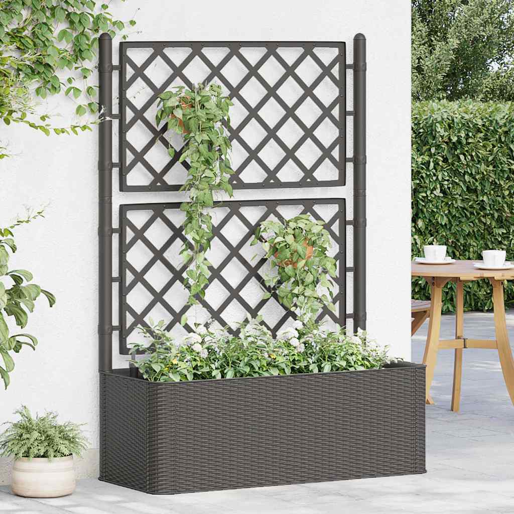 Letto Rialzato da Giardino Graticcio e Irrigazione Antracite | homemem39
