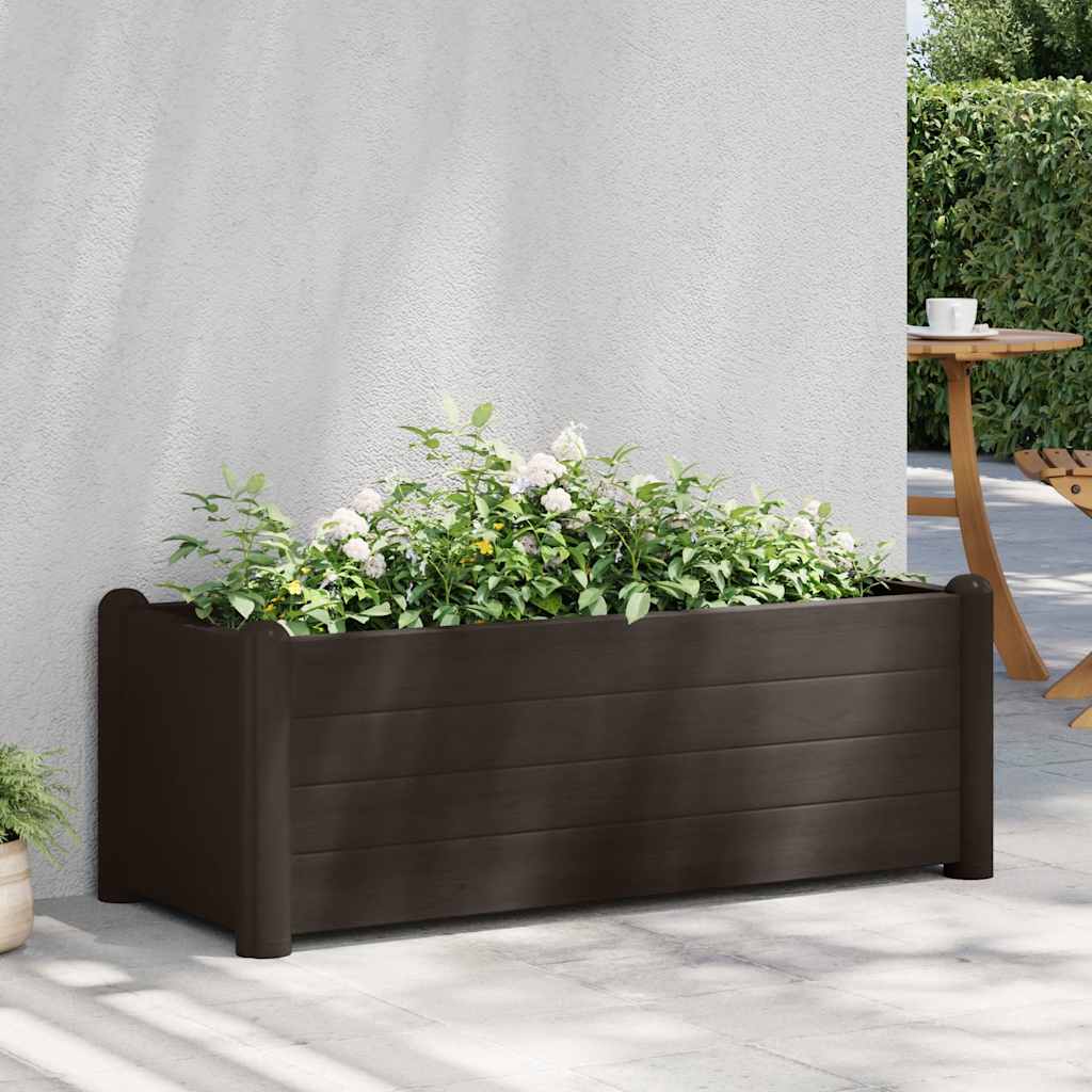 Letto Rialzato da Giardino in PP Moca 100x43x35 cm - homemem39