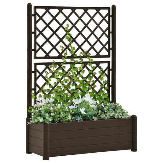 Fioriera da Giardino con Graticcio 100x43x142 cm PP Moca - homemem39