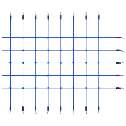 Rete da Arrampicata 200x150 cm Blu | homemem39