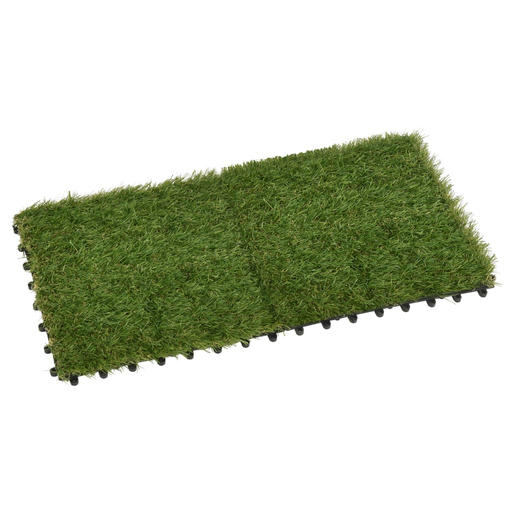 Piastrelle in Erba Sintetica 22 pz 30x30 cm Verde | homemem39