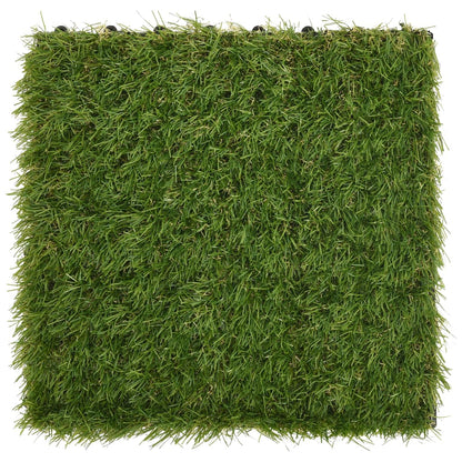 Piastrelle in Erba Sintetica 22 pz 30x30 cm Verde | homemem39