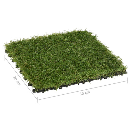 Piastrelle in Erba Sintetica 22 pz 30x30 cm Verde | homemem39