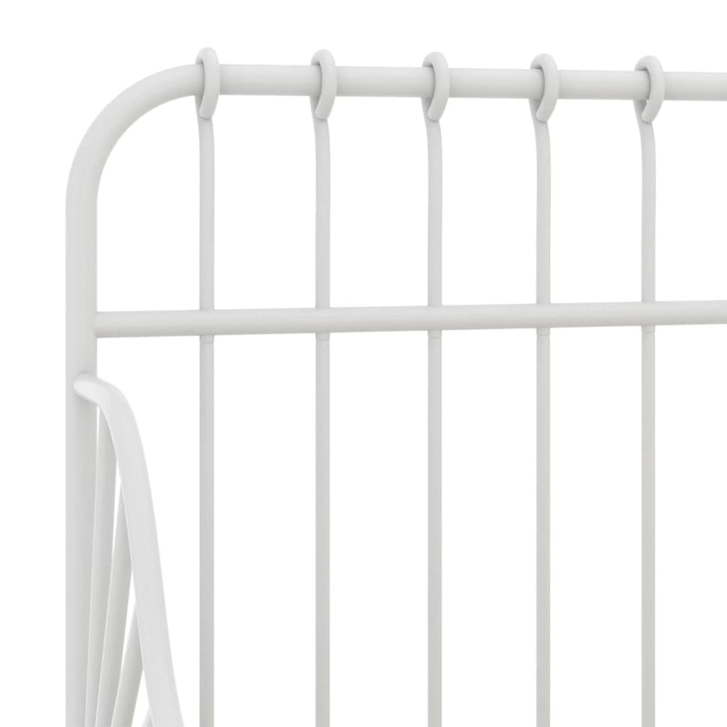 Giroletto Estendibile Bianco in Metallo 80x130/200 cm | homemem39
