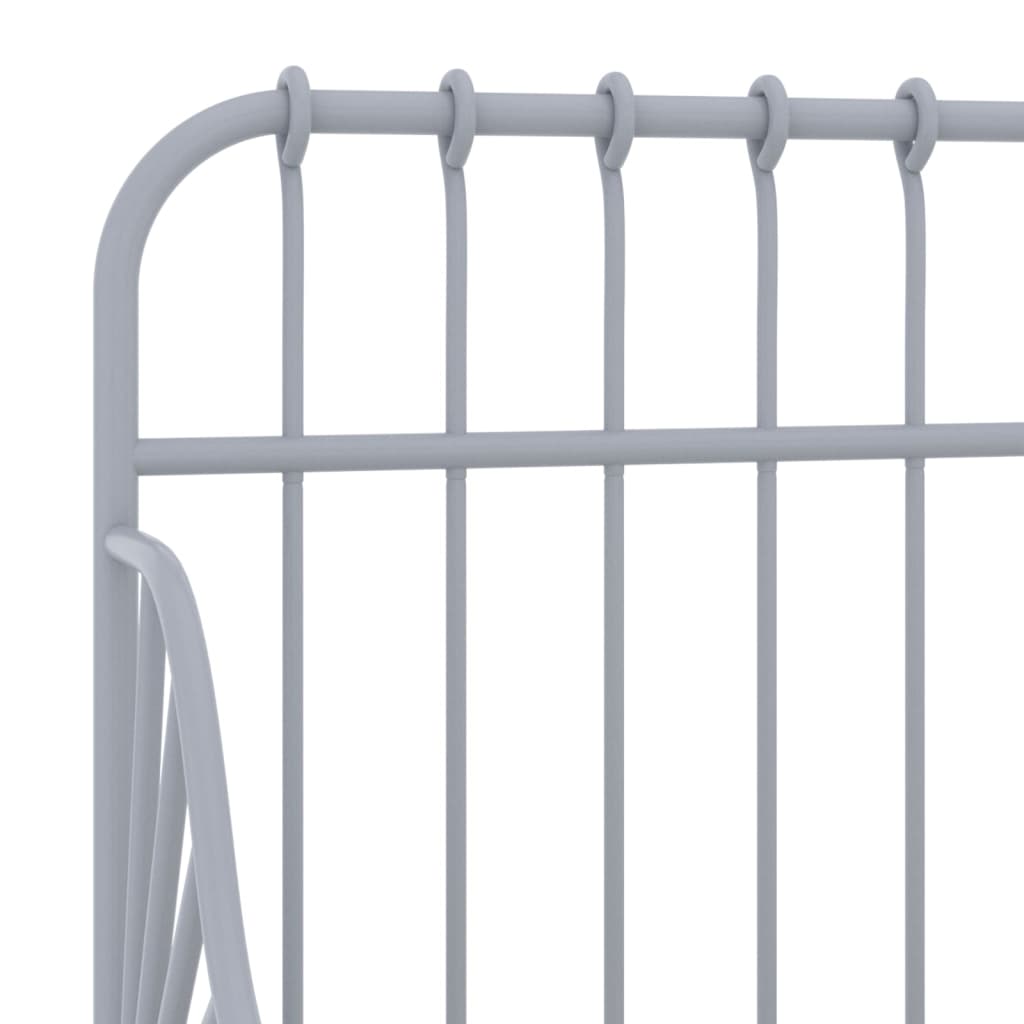 Giroletto Estendibile Grigio in Metallo 80x130/200 cm | homemem39