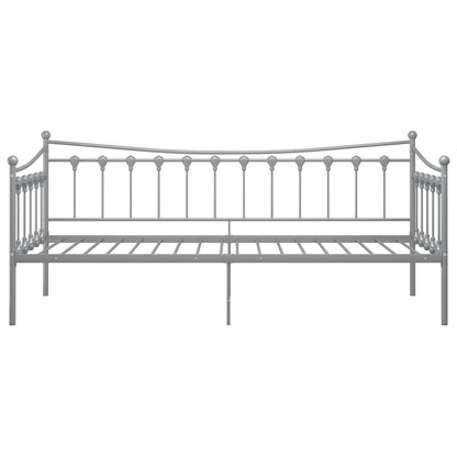 Telaio Divano Letto Grigio in Metallo 90x200 cm - homemem39
