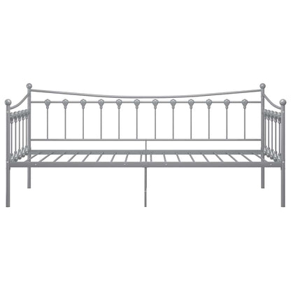 Telaio Divano Letto Grigio in Metallo 90x200 cm