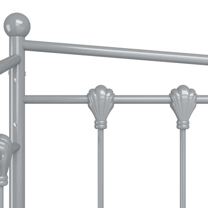 Telaio Divano Letto Estraibile Grigio in Metallo 90x200 cm - homemem39