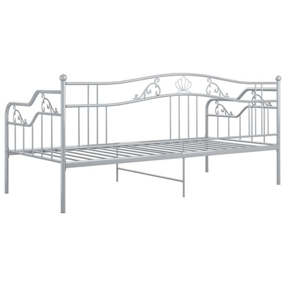 Telaio Divano Letto Grigio in Metallo 90x200 cm | homemem39