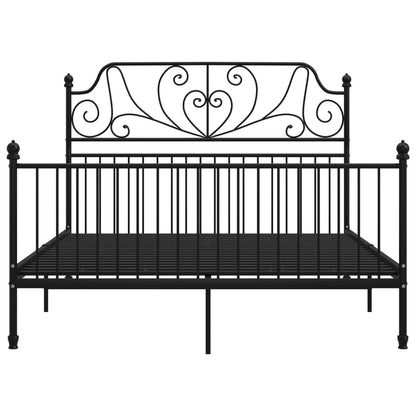 Giroletto Nero in Metallo 140x200 cm - homemem39