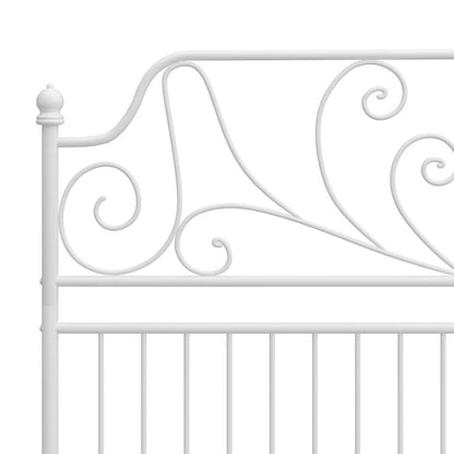 Giroletto Bianco in Metallo 140x200 cm