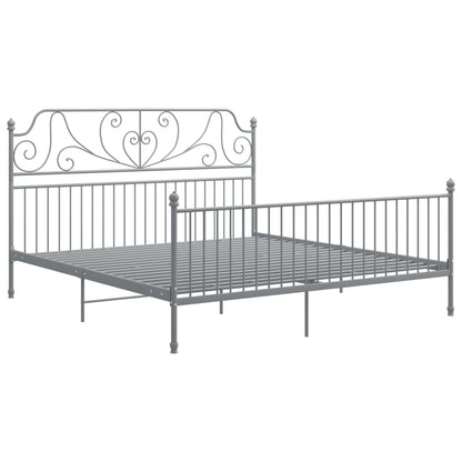 Giroletto Grigio in Metallo 180x200 cm | homemem39