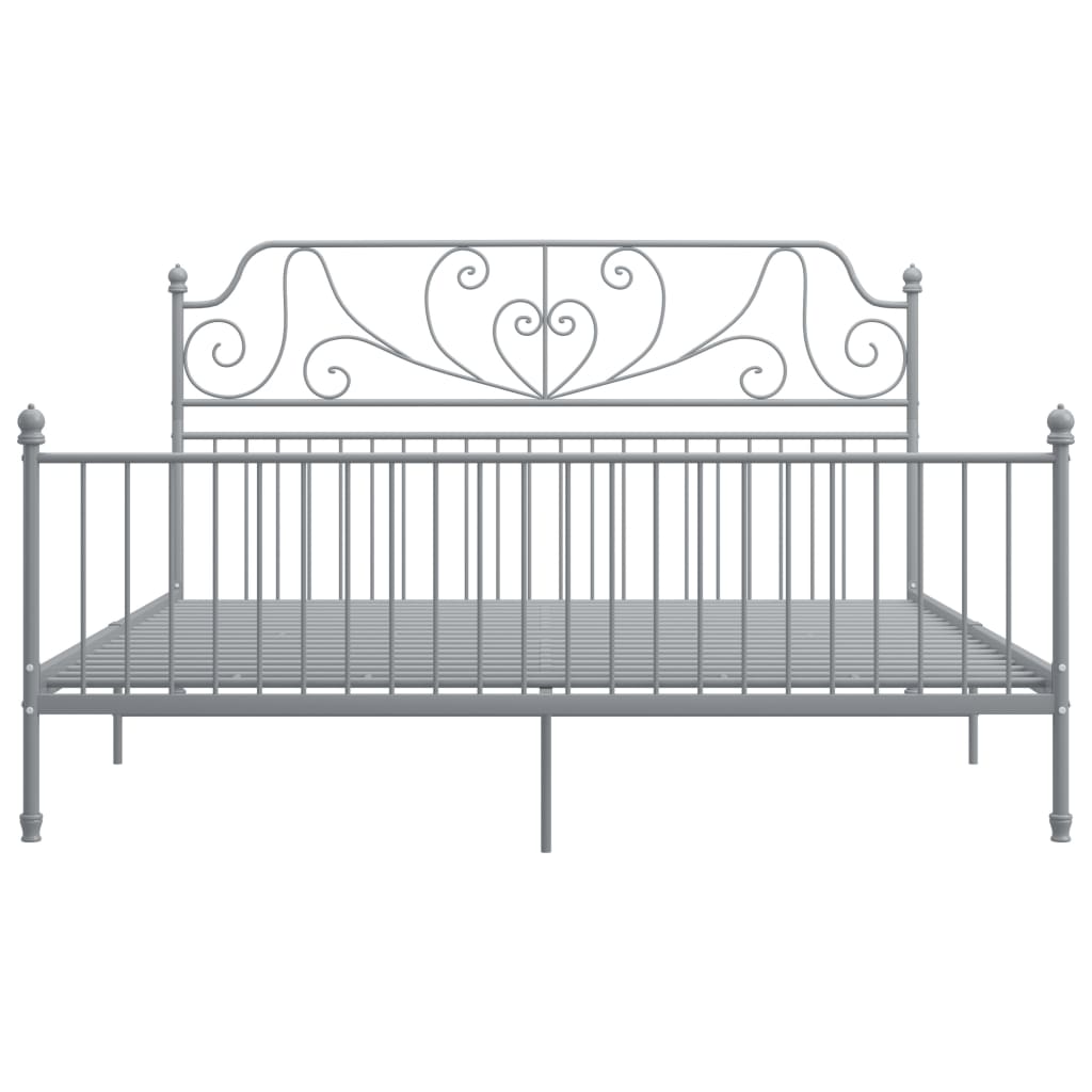 Giroletto Grigio in Metallo 180x200 cm | homemem39