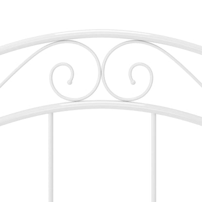 Giroletto Bianco in Metallo 90x200 cm - homemem39