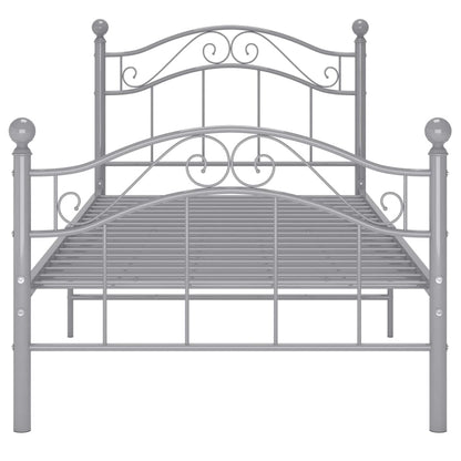 Giroletto Grigio in Metallo 90x200 cm - homemem39