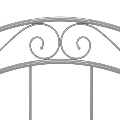 Giroletto Grigio in Metallo 90x200 cm - homemem39