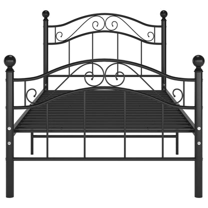 Giroletto Nero in Metallo 100x200 cm | homemem39