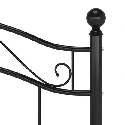 Giroletto Nero in Metallo 100x200 cm