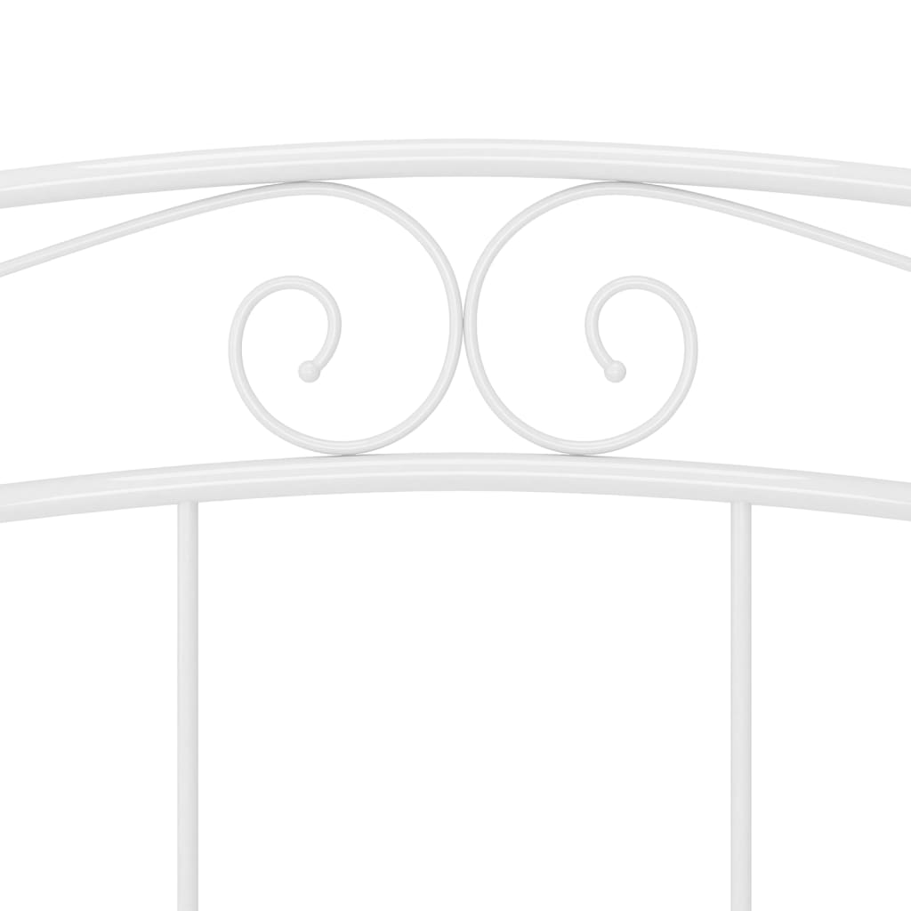 Giroletto Bianco in Metallo 160x200 cm - homemem39