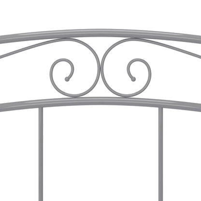 Giroletto Grigio in Metallo 160x200 cm - homemem39