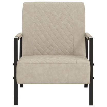 Poltrona Grigio Chiaro in Similpelle - homemem39