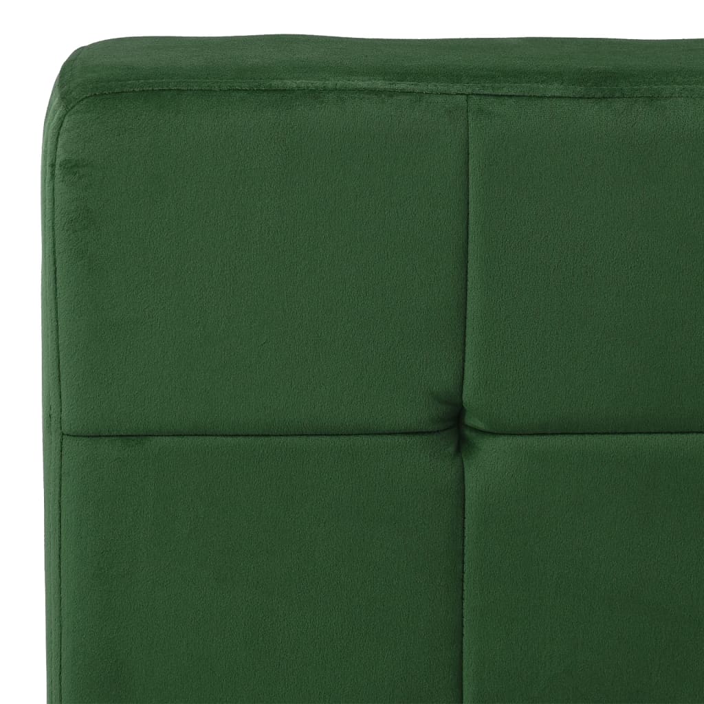 Poltrona Relax 65x79x87 cm Verde Scuro in Velluto | homemem39