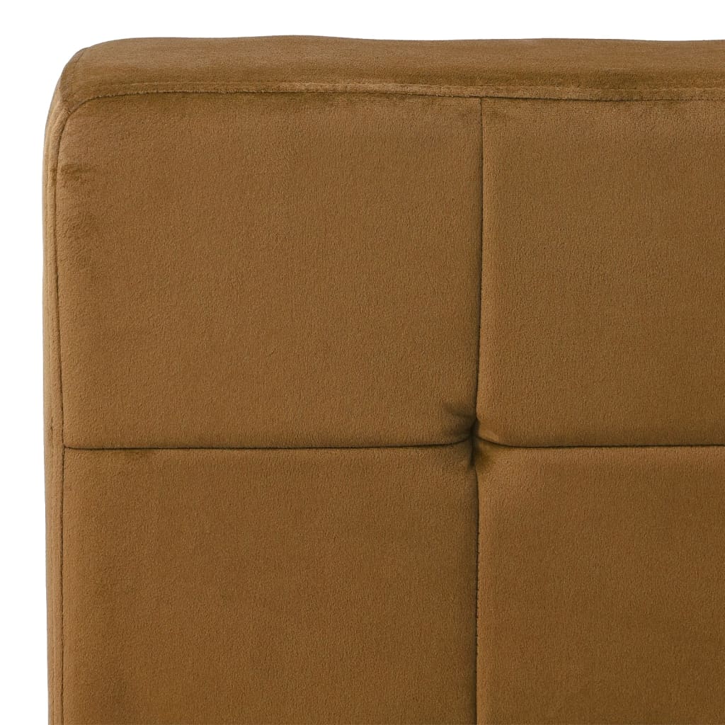 Poltrona Relax 65x79x87 cm Marrone in Velluto | homemem39