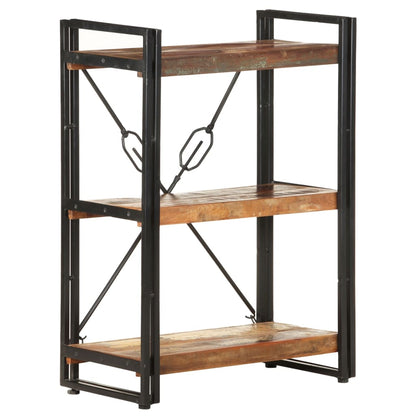 Libreria a 3 Ripiani 60x30x80 cm in Massello di Recupero | homemem39