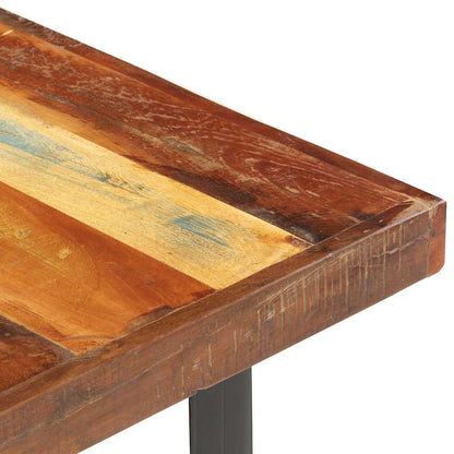 Tavolino da Salotto 142x90x42 cm in Legno Massello di Recupero