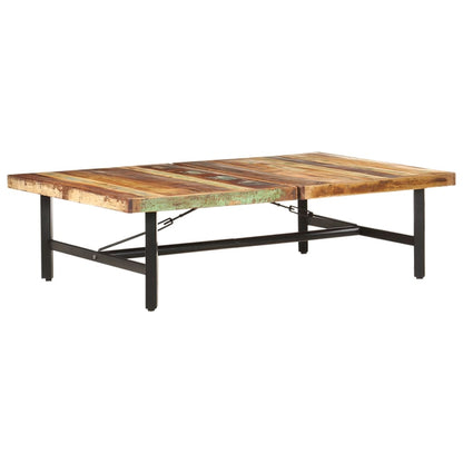 Tavolino da Salotto 142x90x42 cm in Legno Massello di Recupero | homemem39