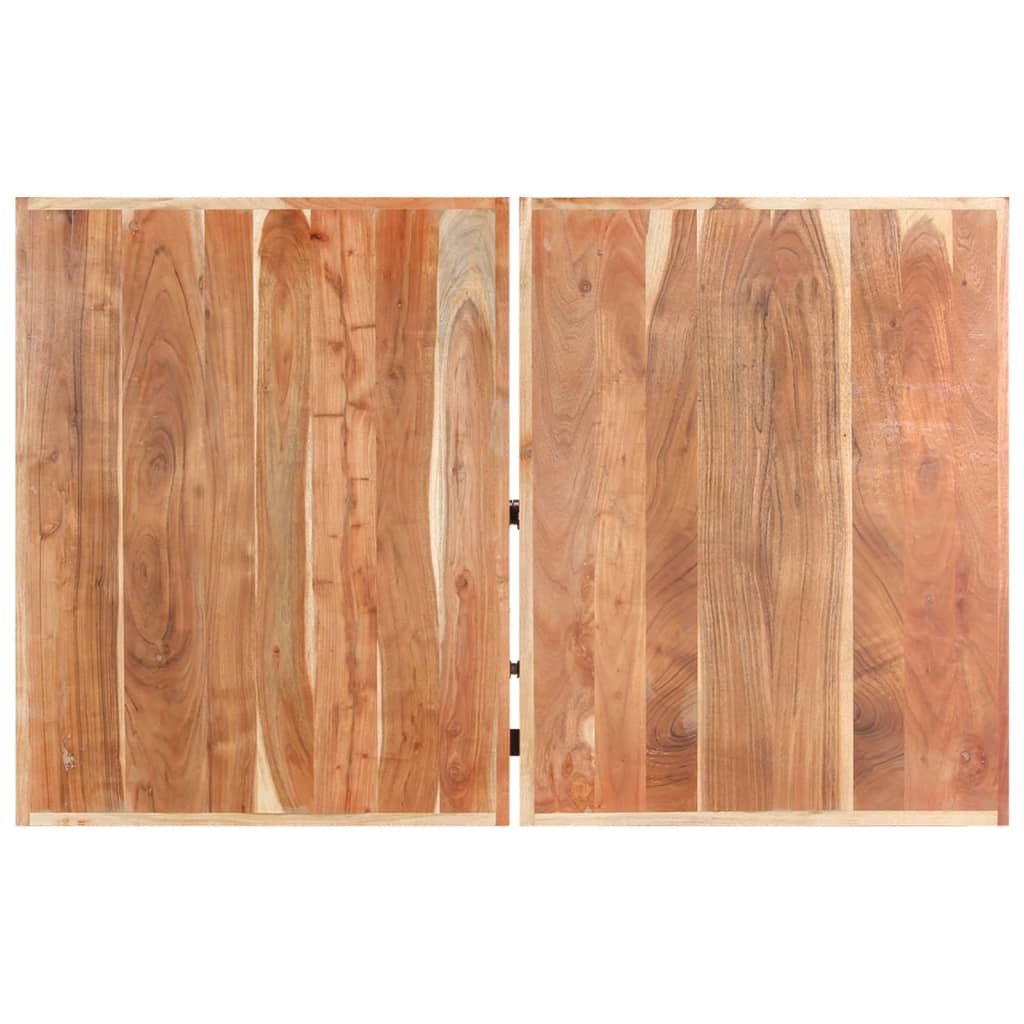 Tavolino da Salotto 142x90x42 cm in Legno Massello di Acacia | homemem39