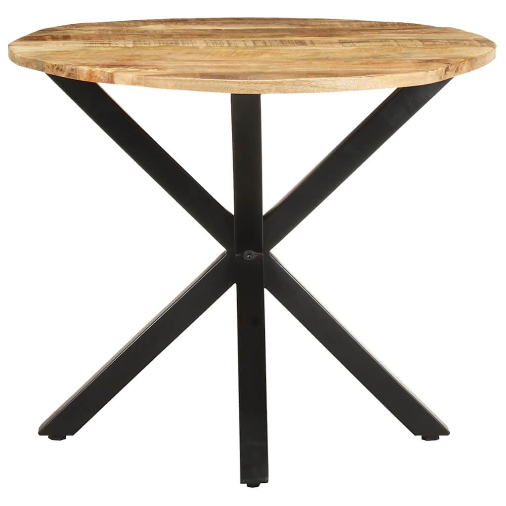 Tavolino di Servizio 68x68x56 cm in Legno Massello di Mango