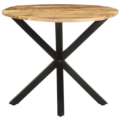 Tavolino di Servizio 68x68x56 cm in Legno Massello di Mango