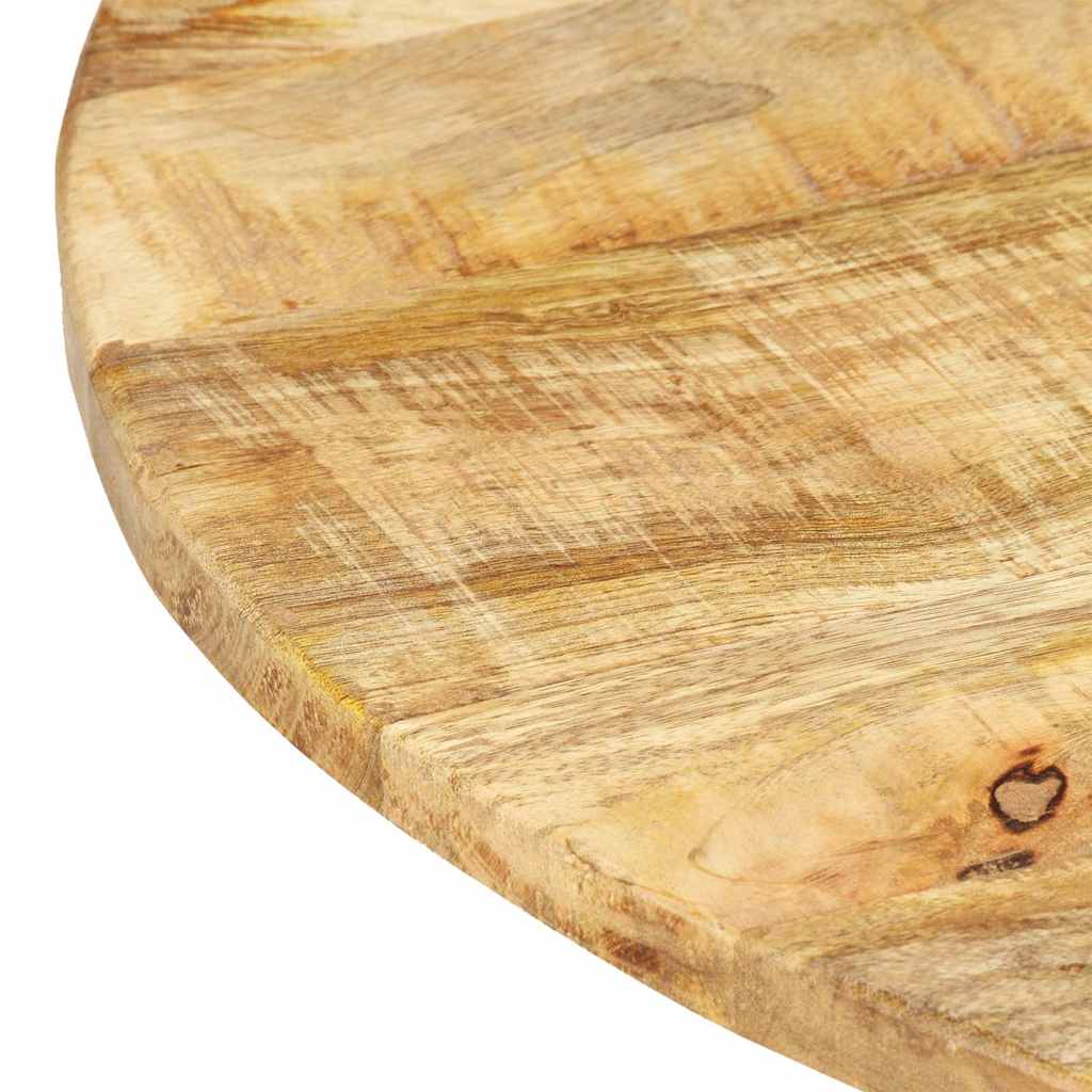 Tavolino di Servizio 68x68x56 cm in Legno Massello di Mango