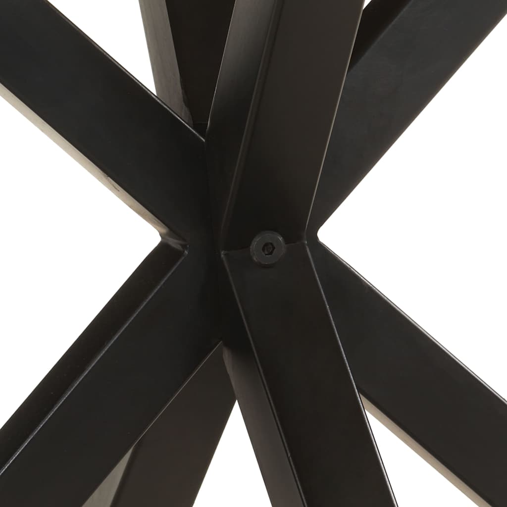 Tavolino di Servizio 68x68x56 cm in Legno Massello di Mango