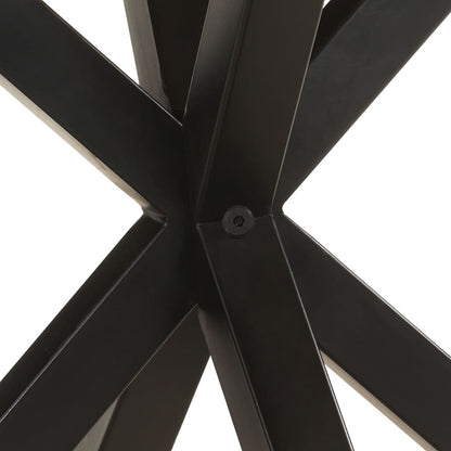 Tavolino di Servizio 68x68x56 cm in Legno Massello di Mango