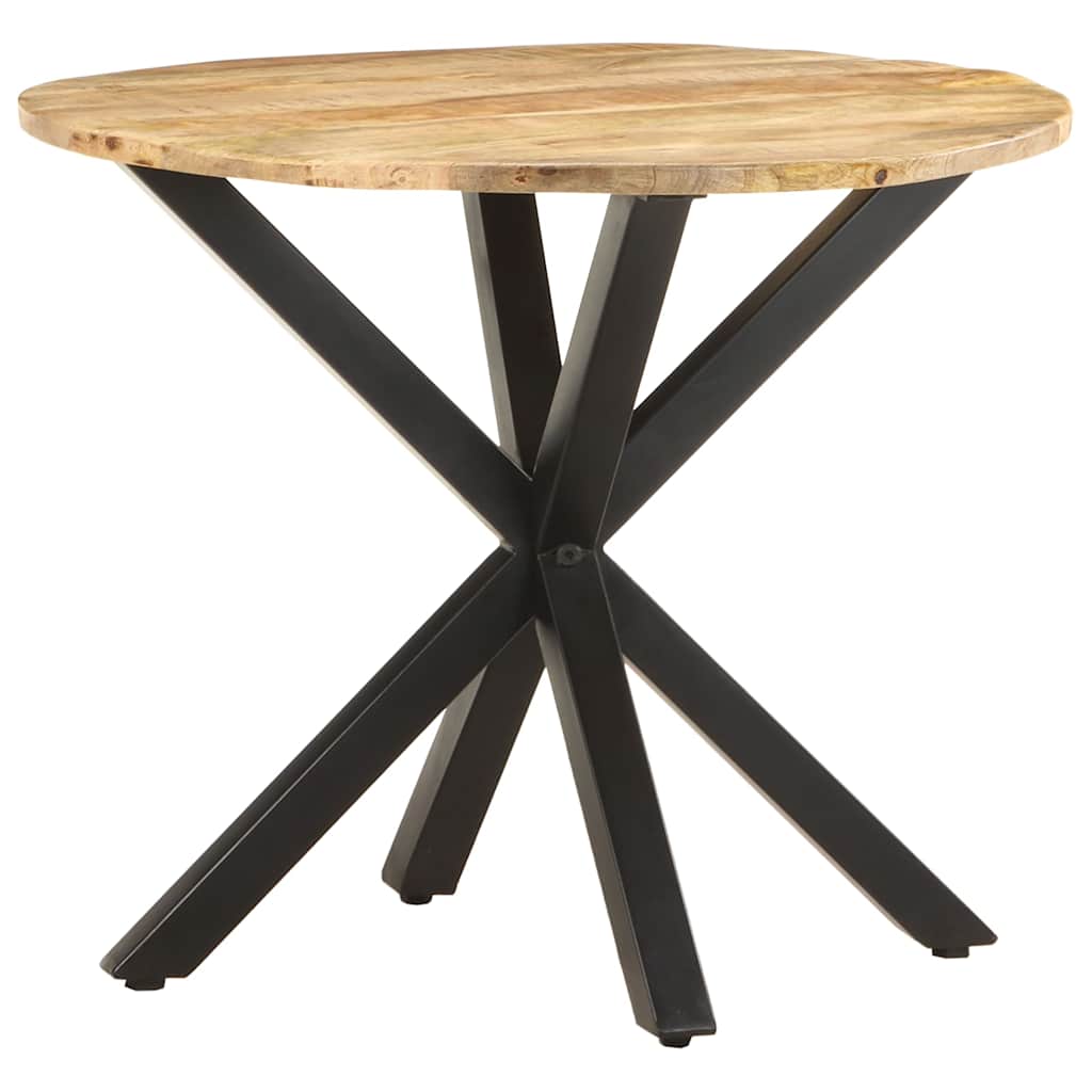 Tavolino di Servizio 68x68x56 cm in Legno Massello di Mango