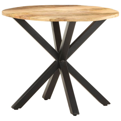 Tavolino di Servizio 68x68x56 cm in Legno Massello di Mango