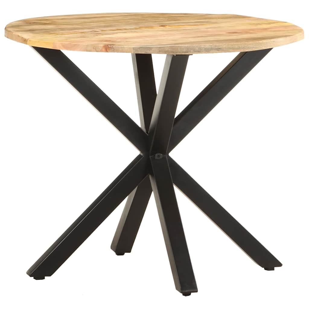Tavolino di Servizio 68x68x56 cm in Legno Massello di Mango