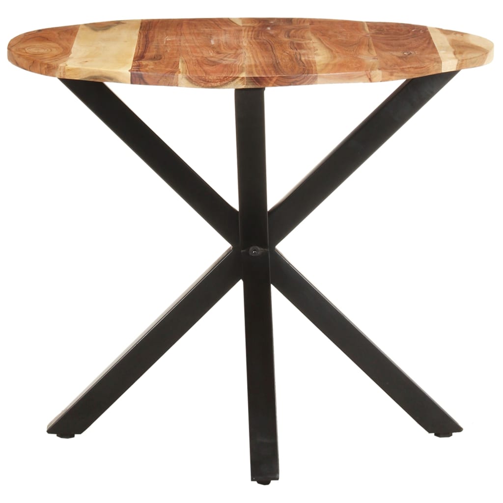 Tavolino di Servizio 68x68x56 cm in Legno Massello di Acacia | homemem39