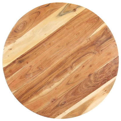 Tavolino di Servizio 68x68x56 cm in Legno Massello di Acacia