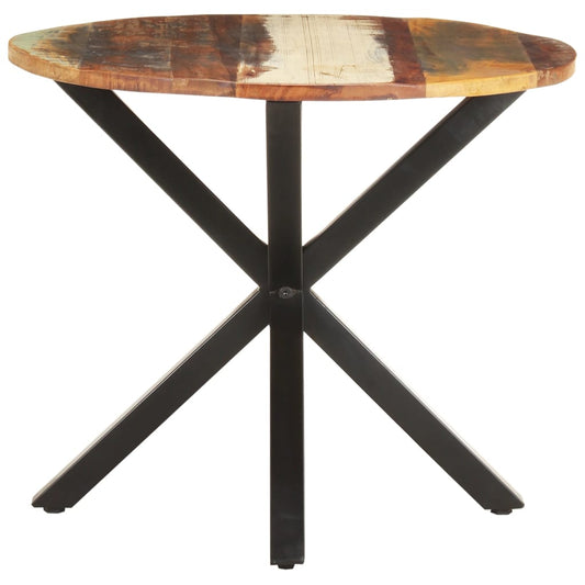 Tavolino di Servizio 68x68x56 cm in Legno Massello di Recupero | homemem39