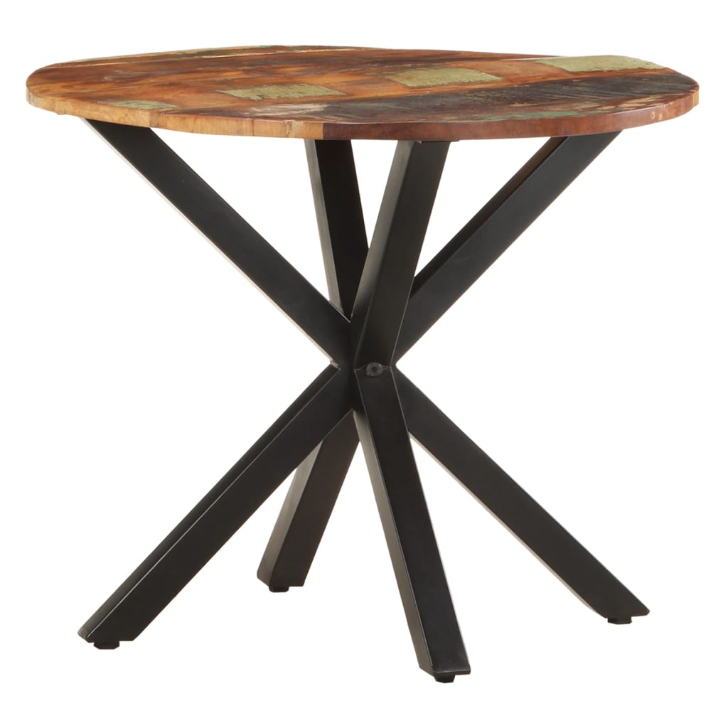 Tavolino di Servizio 68x68x56 cm in Legno Massello di Recupero | homemem39