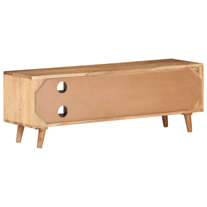 Mobile Porta TV 115x30x39 cm in Legno Massello di Acacia - homemem39