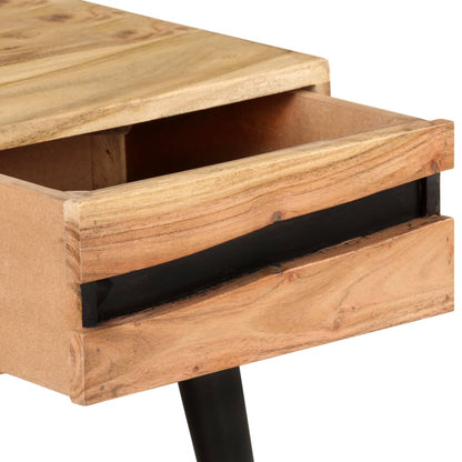 Tavolino da Salotto 88x50x42 cm in Legno Massello di Acacia | homemem39